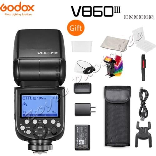 Godox V860III V860IIIC V860IIIN V860IIIS Speedlite Camera Flash TTL HSS Flash for Canon Sony Nikon Fuji Olympus Pentax Cameras