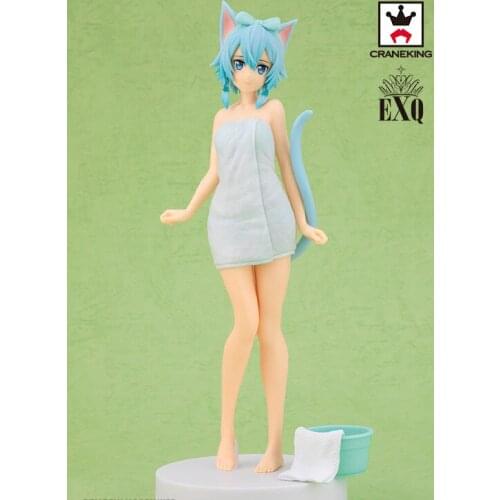 Japan Anime "Sword Art Online: Code Register" Original Banpresto EXQ Collection Figure - Yukemuri Sinon