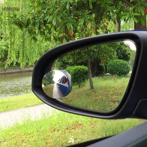 Rearview mirror small round mirror car infinite glass 60 degree blind zone reflective reversing mirror CD50 Q02