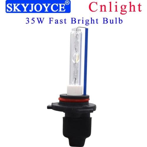 2018 New Original Cnlight HID Bulb For 35W Fast bright HID Kit 35W MFB Super Bright Cnlight 5000K 6000K H7 9005 Cnlight Bulb