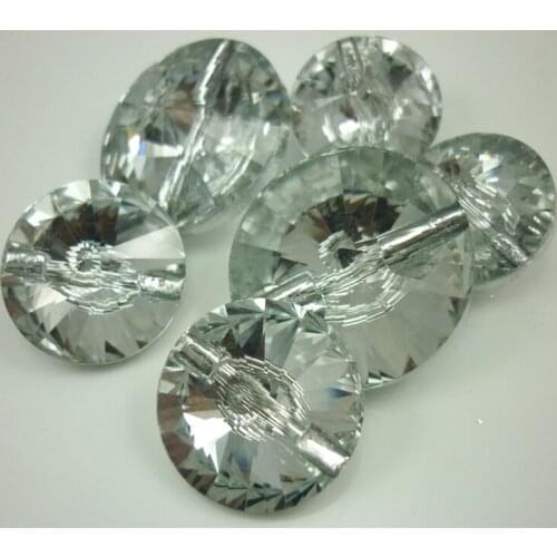 5000PCS/PACK) 16MM Crystal Glass Buttons For Sewing Studs Upholstery