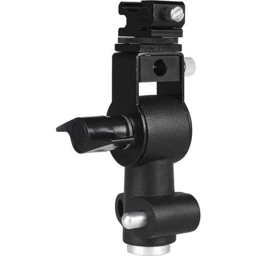 Photography Accessories Flash Bracket Umbrella Holder Light Stand With Hot Shoe Mount For Speedlight Canon Nikon Sony DSLR