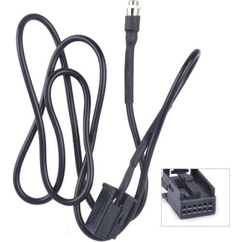 DWCX Car AUX-in Input Audio CD Interface Adapter Cable for Ford Fiesta 1998 - 2015 Focus 2000 - 2015 Mondeo 2001 - 2006 2007