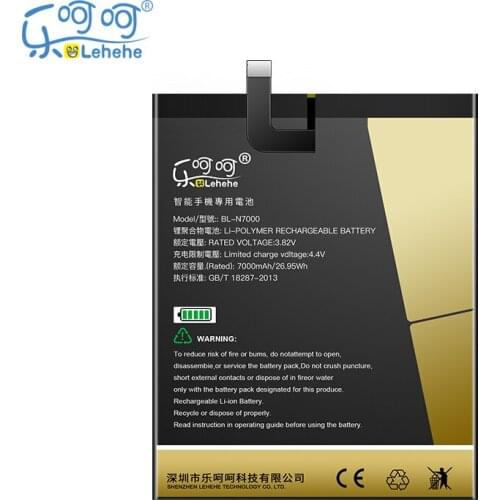 LEHEHE Battery BL-N7000 for GIONEE M2017, M2017 Dual SIM, M2017 Dual SIM TD-LTE, M2017 Premium Edition 7000mAh with Tools Gifts