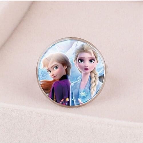 Disney Cartoon Frozen Princess Elsa Childrens Ring Snow White Cinderella Jewelry Make Up Accessories Gifts For Girls Kids Toys