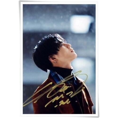 SHINEE Tae Min autographed signed photo picture 1and1 4*6 collection new korean freeshipping 11.2016 a