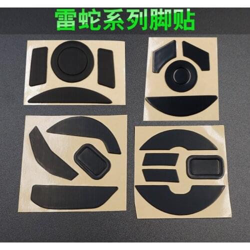 1pcs 3M Mouse Skates for Razer Basilisk Lancehead Imperator Krait black 0.6MM Gaming Mouse Feet Replace foot Pad