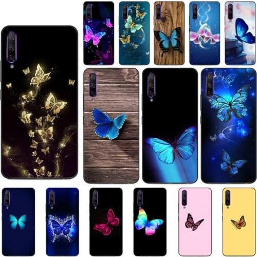 YNDFCNB Beautiful butterfly soft Phone Case for Huawei Y5 II Y6 II Y5 Y6 Y7 Prime Y7Plus Y9 2018 2019