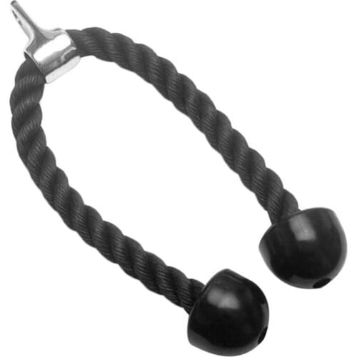 Hot Heavy Duty Triceps Rope Attachment Cable Body building Plastic Nylon Gym For Triceps Biceps Shoulders Fitness Training Cable