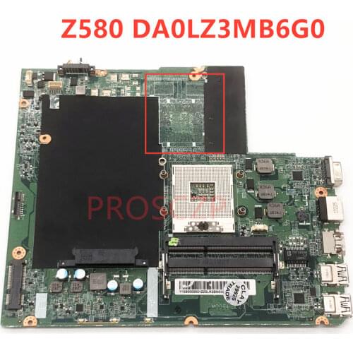 For LENOVO Z580 DA0LZ3MB6G0 Laptop motherboard 11S90000921 90000921 with HM76 100% full Tested