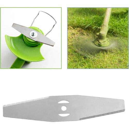 Metal Grass String Trimmer Blades Lawn Mower Replacement Trimmer Tool Replacement Saw Blade for Cutting Grass Blade