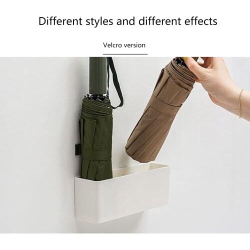 Beige Portable Wall-Mounted Umbrella Stand, Solid Hard Umbrella Storage Rack, Easy-To-Use Umbrella Stand For Home Office