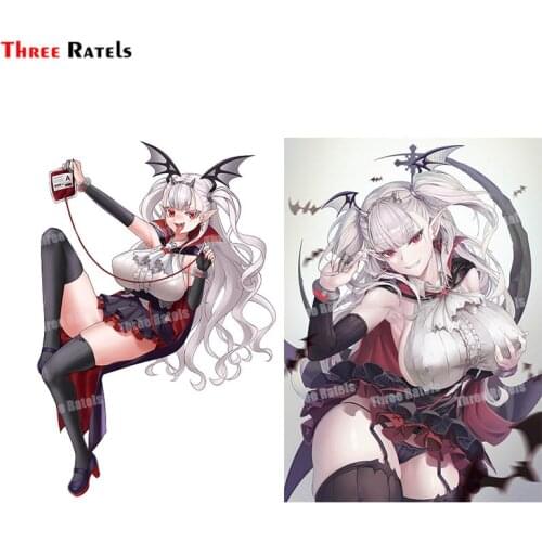 Three Ratels A42 Draculina Last Origin Personalized Creative Scratch Stickers Car Accessories Decoration For Auto Surface Decal