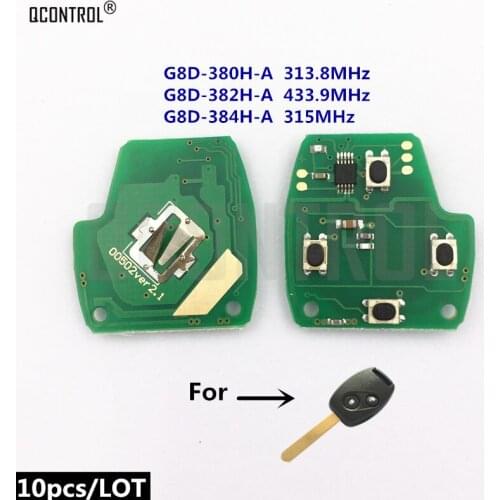 QCONTROL Car Remote Key Circuit Board for Honda for Accord Element CR-V HR-V Fit City Jazz Odyssey Shuttle Civic Keyless Entry