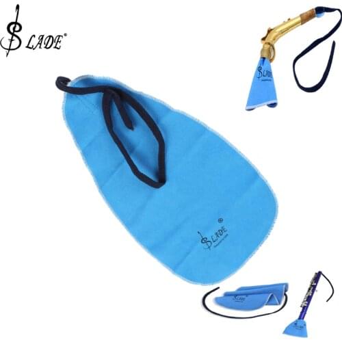Slade Faux Suede Durable Cleaning Cloth for Alto Tenor Flute Clarinet Soprano Saxophone Sax Parts & Accessories