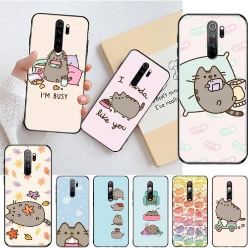 Pusheen Cat Phone Case for Redmi 9A 8A 7 6 6A Note 10 9 8 8T Pro Max Redmi 9 K20 K30 Pro