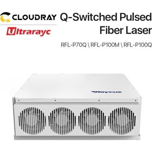 Ultrarayc 1064m Raycus Q-Switched Pulsed 70W 100W Fiber Laser Source Gold Siver Metal Color For DIY Laser Making Welding Machine