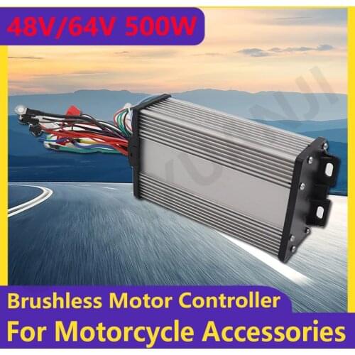 48V 64V 500W Tricycle Electric Scooter Modified Accessories Three-wheeled Intelligent Brushless Motor Controller