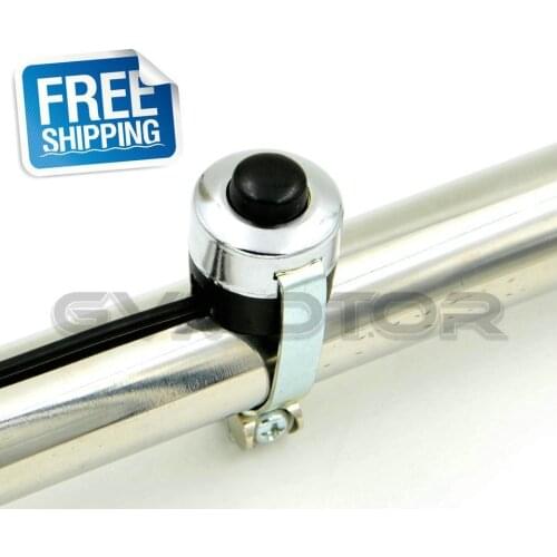 Vintage Motorbike Motorcycle Universal Miller Replica Chrome Horn Headlight Dip Switch To Fit 7/8" 22mm Handlebars Free Shipping