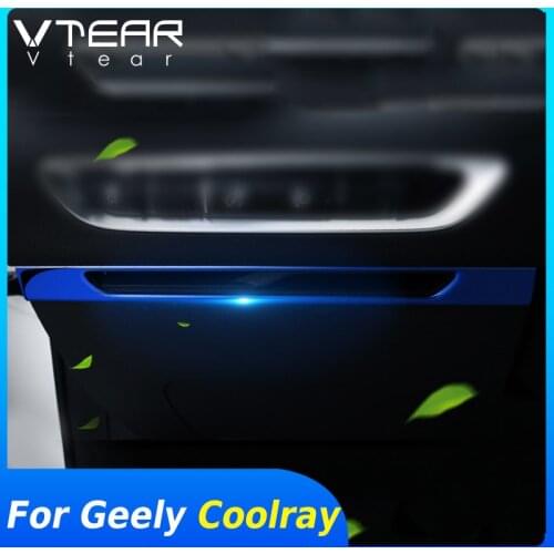 Vtear For Geely Coolray SX11 dashboard trim cover car interior Central console control Mouldings decoration accessories parts