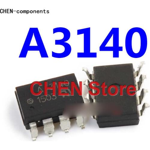 10pcs Original Optocoupler A3140 HCPL-3140 SMD