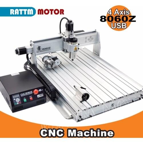 110V/220V 3Axis 2200W 8060Z USB Mach3 2.2kw CNC Router Engraver/engraving Drilling and milling Mahcine 110/220VAC