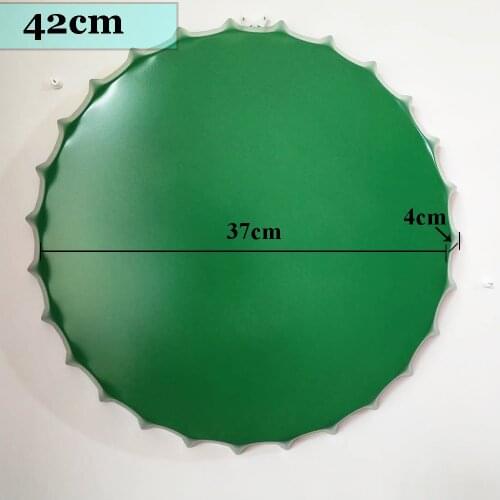 42cm Blank Beer Bottle Cap Poster Customization Wall Decoration Red/Blue/White/Black/Yellow/Green Blank Caps for Handmade DIY