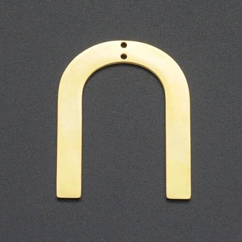 5pcs/lot 100% Stainless Steel 35x27mm Geometric DIY Earring Charm Connector Wholesale Never Fade Accpet OEM Order