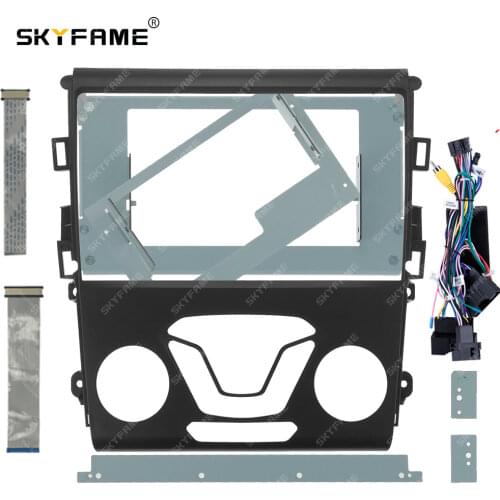 SKYFAME Car Frame Cable Canbus For Ford FUSION MONDEO 2013-2016 Big Screen Audio Dash Panel Frame Fascia