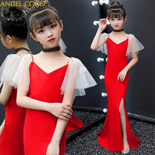 Children Formal Clothes Kids Dress Princess Girls Clothes Girls Dresses For Party And Wedding Birthday Costume Lace Outfits 2020