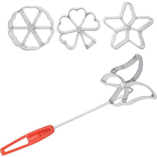 4Pcs Cake Printing Pastry Mold Biscuits Dessert Maker Mould Waffle Model Set Baking Accessories Pastry Mold DIY Decorating Cake