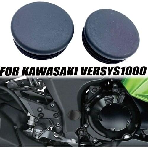 Motorcycle Frame Hole Cover Caps Plug Decorative Frame Cap Set Accessories For Kawasaki Versys 1000 VERSYS1000 2019-2021