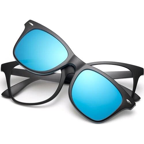 Hot-selling TR90 Retro Spectacle Frame Dazzling Polarizing Sunglasses Variational Sunglasses Prescription glasses