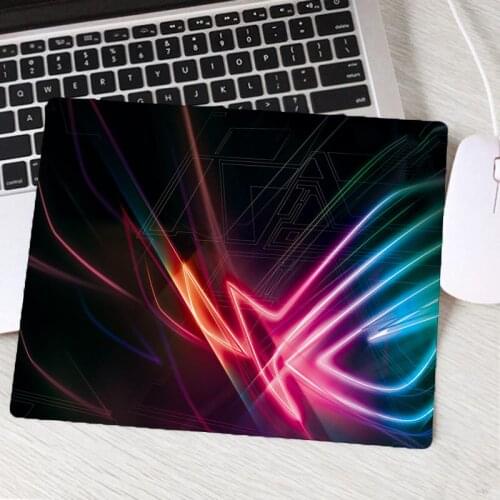 Mairuige Color Logo Pattern Gaming Accessories Hot Small Mouse Pad Gaming Desk Mat Anti-slip Natural Rubber Anime Mousepad PC
