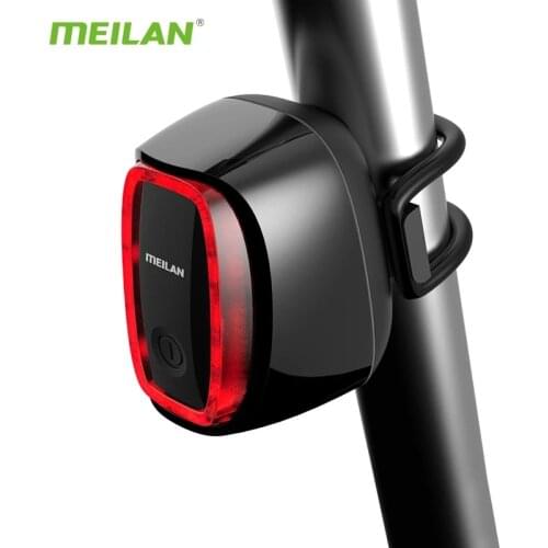 MEILAN X6 Smart Bicycle Rear Light Auto Start / Stop Brake Sensing IPx5 Waterproof Cycling Taillight New 2020 LED Lights