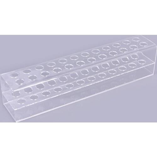 Acrylic Eyelash Tweezer Storage Holder 24 Holes Durable Convenient Tweezers Stand Shelf Holder Eyelashes Extension Makeup Tool