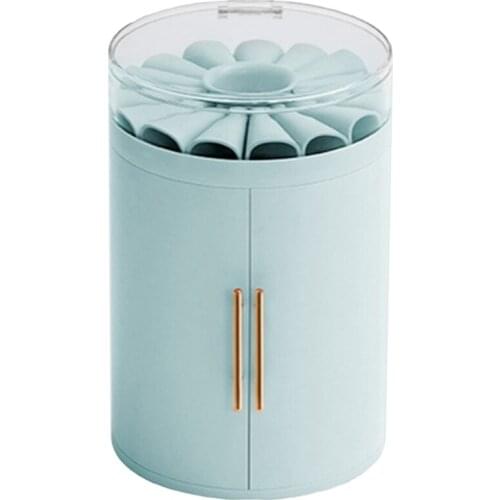 Jewelry Case Jewelry Necklace Double Open Transparent Storage Bin Five Layer Large Capacity Ring Drawer Organizer