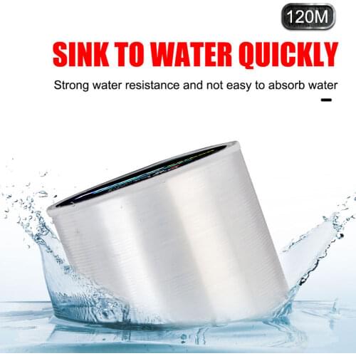 120M Fishing Line Carbon Fiber Coating Nylon String Cord Clear Fluorocarbon Strong Fishing Wire 0.2-0.6mm 3.25-21.5kg Hot Sale