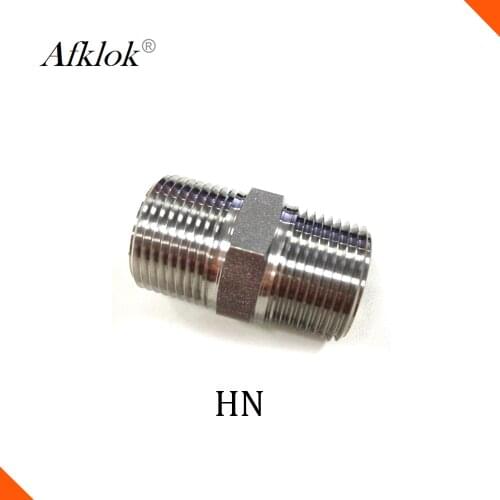 Double nipple connector Stainless steel pipe fitting SS316 tube fittings