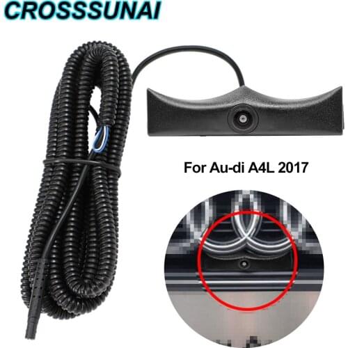 Special For Car Logo Front View Camera Parking CCD HD Night Vision Dash Cam For Au-di A4L 2017 OEM Front Camera