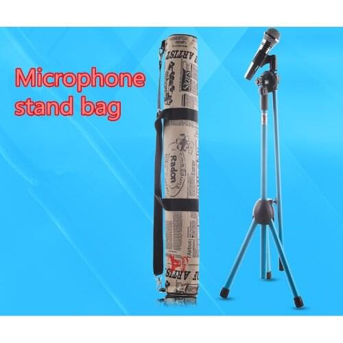 Microphone stand bag triangle vertical folding microphone stand waterproof portable soft shoulder case cover backpack