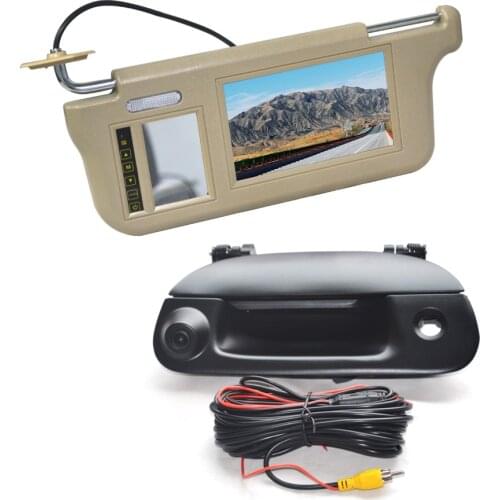 Vardsafe VS370V Sun Visor Rear View Mirror Monitor & Reversing Camera for Ford F150 (1997-2004)