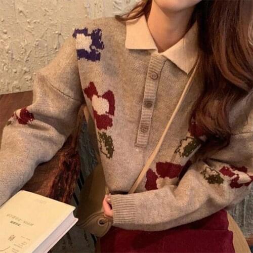 Winter Pullover Sweater Hansenne Trend Frock Loose Version Thicken Joint Woman Show Temperament Anedoki Sweet KNTS VOGUE