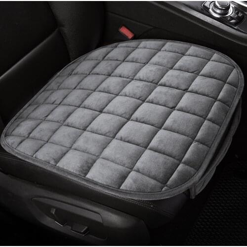 New Car Seat Cover Cars Waist Cushion Winter Warm Seat Cushion Anti-slip Universal Front Back Chair Seat Pad Protector