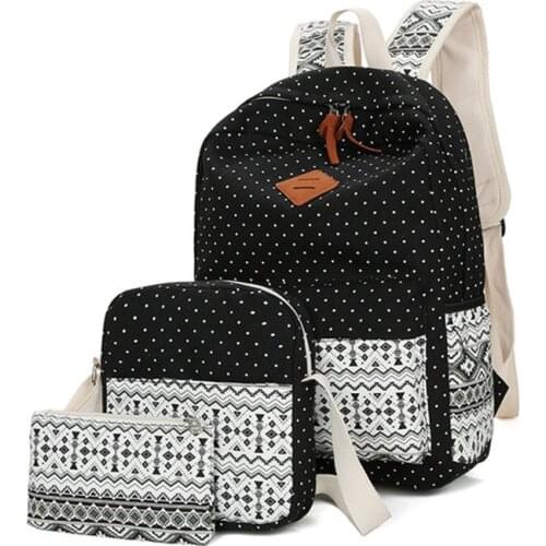 2018 fashion ethnic style women backpack High quality canvas backpacks kids school bags for girls mochila feminina SCHOOLBAGS