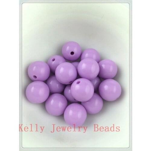 6MM 3000pcs Light Purple/Mixed Color Gumball Bubblegum Beads Acrylic Solid Chunky Beads Bracelet DIY Beads for Jewelry Making
