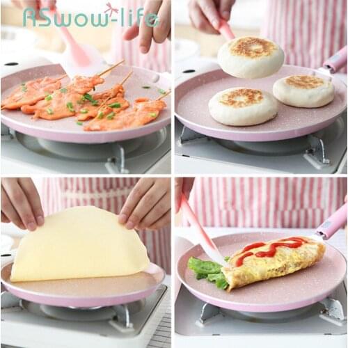8 Inch Pizza Plate 24cm Pan Non-stick Pancakes Class Cake Pancakes Non-stick Pans Cookware For Kitchen Pot