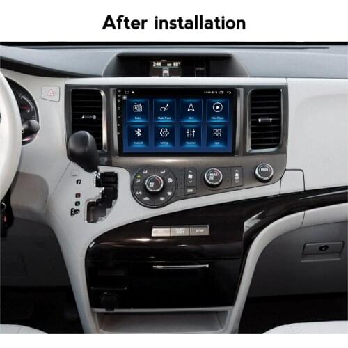 HDMI IPS Screen 8 Core Android 10.0 Car Multimedia Radio For Toyota Sienna 2009 2010 2011 2012 2013 2014 With Carplay Auto DSP
