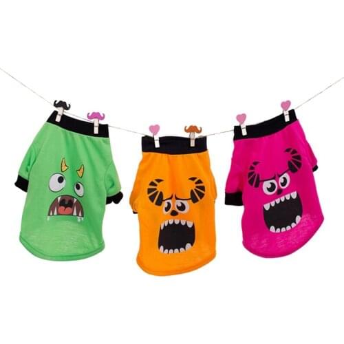 Cheap Dog Clothes For Small Dogs Summer Clothes Chihuahua Puppy Clothing Shirt Vest Printed Ropa Para Perros XS-XL