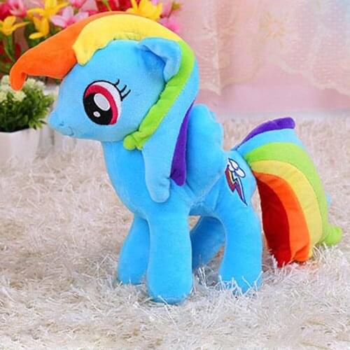 Rainbow horse unicorn children plush toy birthday gift cartoon unicorn doll baby kid stuffed toy
